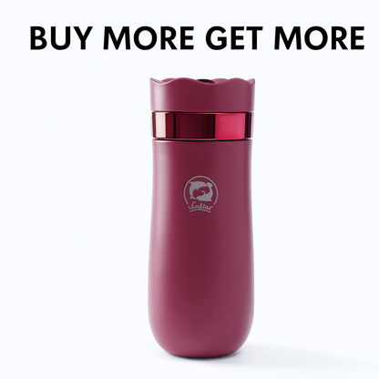 Portable French Press Travel Mug -Stainless Steel Coffee Companion