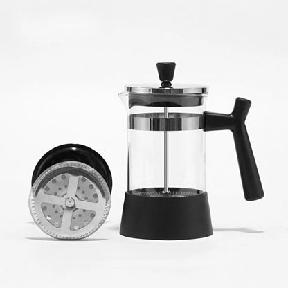 Premium French Press Coffee Maker - 600ml Glass Carafe