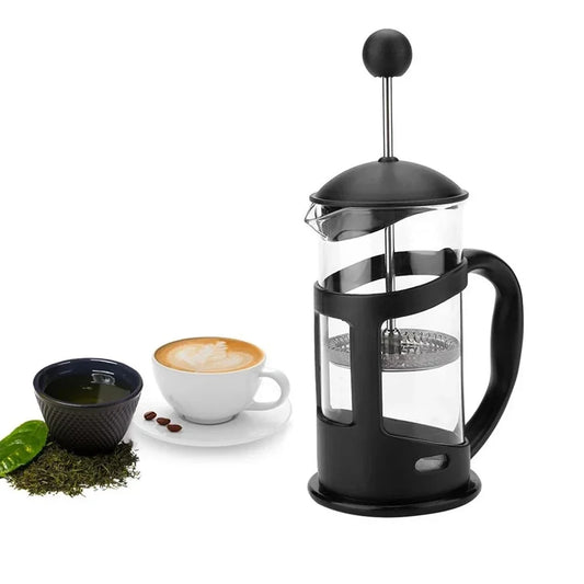 Premium Glass French Press Coffee Maker - 350/600/800ml