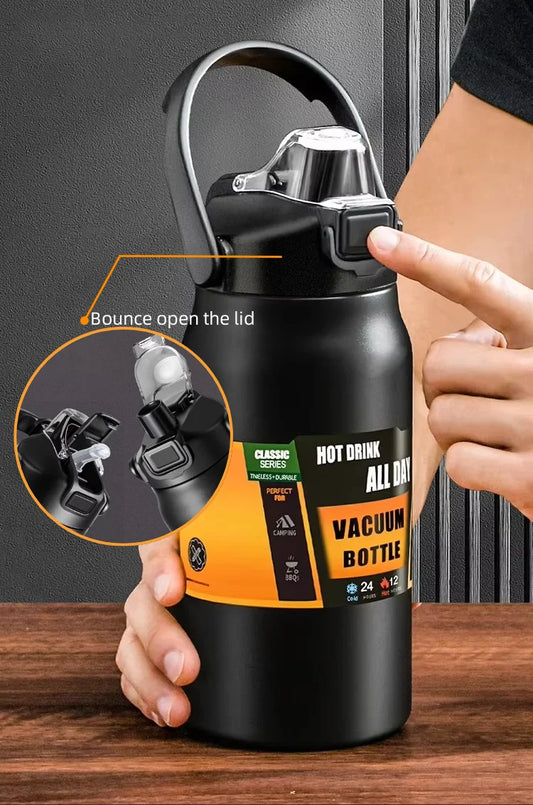 Premium Stainless Steel Thermal Bottle - Adventure Companion