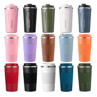 Car Coffee Thermos - Double Wall Stainless Steel.