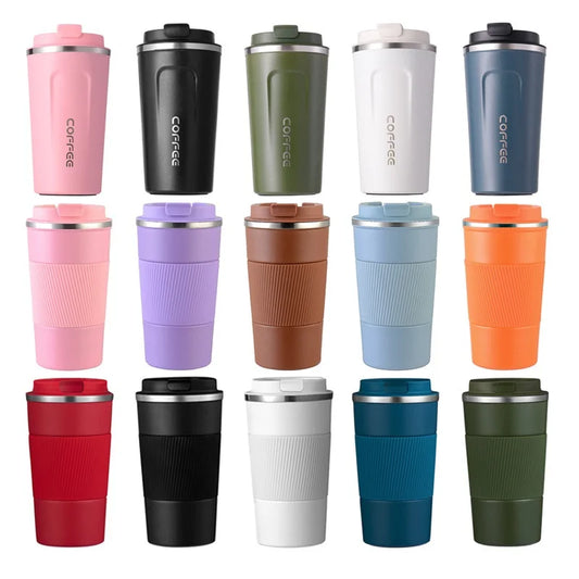 Painted Car Coffee Thermos - Double Wall Stainless Steel Travel Mug