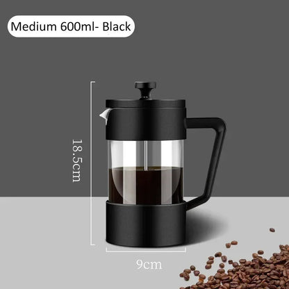 Premium 600ml French Press - Coffee Magic in Glass