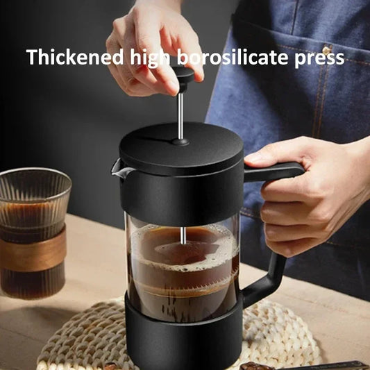 Premium 600ml French Press - Coffee Magic in Glass