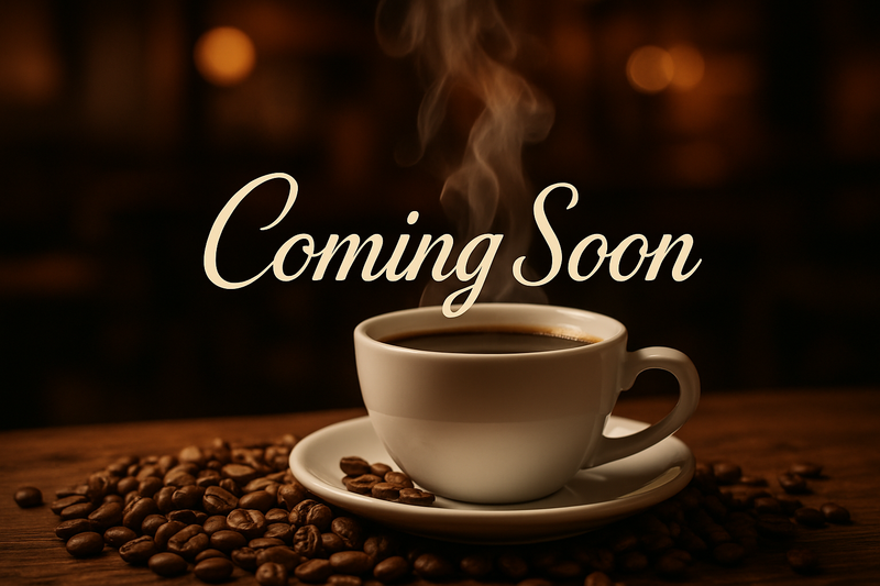 i need a foto off koffie but in the a picture with coming soon 